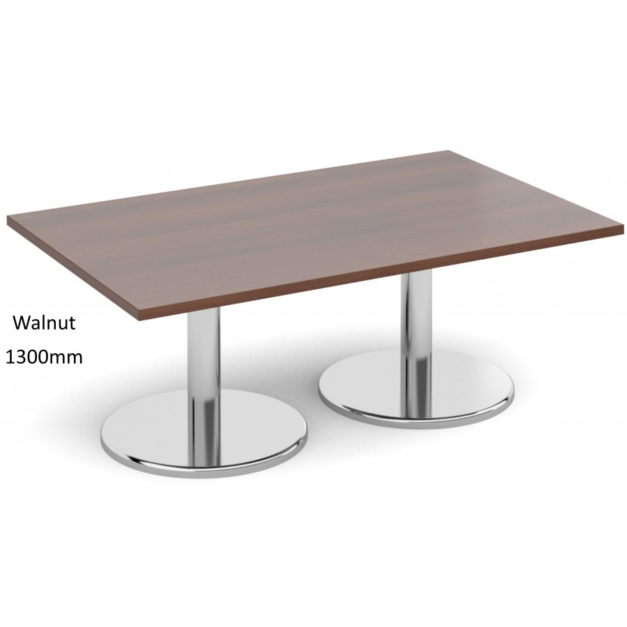 Reception Coffee Table – Chrome Base